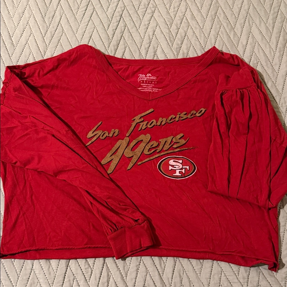 Majestic Red San Francisco 49ers Shirt